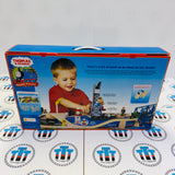 Down by The Docks Set (Missing Yield Sign/Glued Signal/Different Cargo Car) Wooden - Used in Box