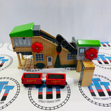 Coal Company (Sodor Mining Co.) with 2 Cargo Cars (2003) #2 Wooden - Used