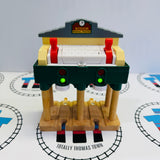 Deluxe Over the Track Signal House #5 Newer Style Wooden - Used