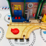 Repair and Go Station at Sodor Steamworks #2 (Damaged Track SEE PHOTOS) RARE - Used