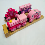 Princess Train with Buffer and Track BIGJIGS Rail Wooden - New in Box