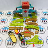 Talking Bulstrode & Which-Way Bridge Set #1 with Percy (Missing 1 Cargo Piece) Used - All Engines Go Trackmaster Revolution