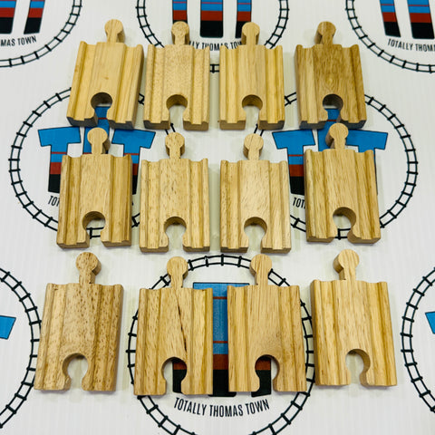 Mini Track 2” M/F 12 Pieces Bulk Pack BIGJIGS Rail Wooden - NEW in Box