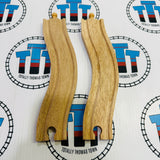 Wavy Track 2 Pieces BIGJIGS Rail Wooden - New in Box