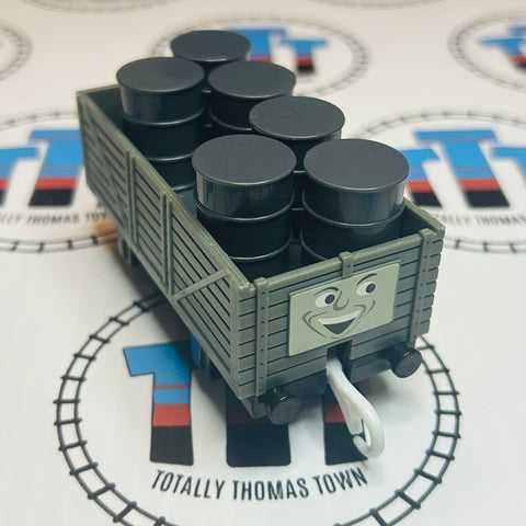 Troublesome Truck with Grey Barrels (2002) Used - TOMY