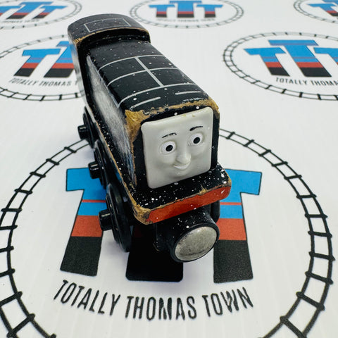 Snow Storm Diesel (Mattel) Poor Condition Wooden - Used