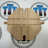 Crossing Plate Track BIGJIGS Rail Wooden - New in Box