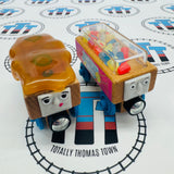 Candy Cars Tan Base (Thomas Wood Mattel Unpainted) Good Condition Wooden - Used