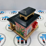 Fire Station #3 Stained Base/Painted Roof Wooden - Used