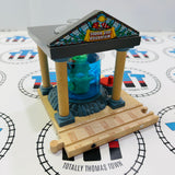 Thomas at the Zoo Set Complete with Trains #1 (Writing on Bottom/Fair Condition Character Cards) Some fish don’t spin properly Wooden Rare - Used