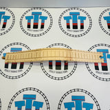 3 Piece Red Brick and Ivy Bridge #1 Marked Track Fair Condition Clickity Clack Wooden - Used