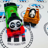 Sodor Safari Panda Percy with Panda (2013 Mattel) Used - Trackmaster Revolution