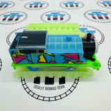 Hyper Thomas with 3 Track Pieces (2017 Mattel) Good Condition Used - Trackmaster Revolution