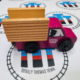 Crosby Delivery Truck #1 (1994 Learning Curve) Rare Fair Condition Wheels and Chipping Paint Wooden - Used