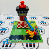Sodor Airfield with Tiger Moth Plane #1 Painted Top Fair Condition Rare Wooden - Used