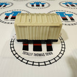 White/Tan Box Car Used - Trackmaster