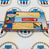 6.5" Single Curved Switch Track Wooden - New in Box