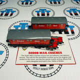 Sodor Mail Coaches with Card (1995) Good Condition ERTL - Used