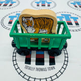 Circus Train Green with Tiger Wooden - Used