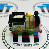 Clear Glitter Percy Worried Capsule Plarail Wind Up “All Engines Go” - Used