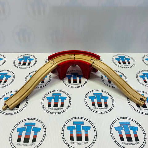 Arched Viaduct 3.5” Curve with Ascending Track - Other Brand Used