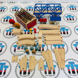 A Day at "The Works" Set #2 (No Trains or Playmat/Missing Signals/Chipped Bridge) Wooden - Used