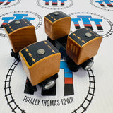 Annie & Clarabel (Wood Unpainted Mattel) Good Condition Wooden - Used