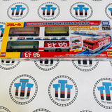 EF65 Car Train and Opening Coaches New with Box - TOMY