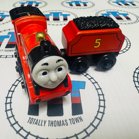 Battery James & Tender (Mattel) Slow Wooden - Used