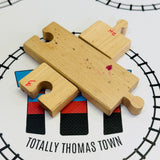 Crossing Track 1 Piece Clickity Clack Marked/Stained Back Used - Thomas Brand