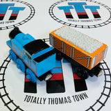 Tidmouth Station Travel Set with Thomas & Orange Rickety RARE Wooden - Used
