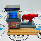 Deluxe Wellsworth Water Tower with Lights and Sounds and Track #1 Corroded Terminals Wooden - Used