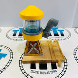 Water Tower Yellow #2 Chipped Magnets/Water Does Not Go Down  - Used