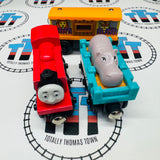 Ivo Hugh and the Zoo Cars with Card (Learning Curve) Good Condition Wooden - Used