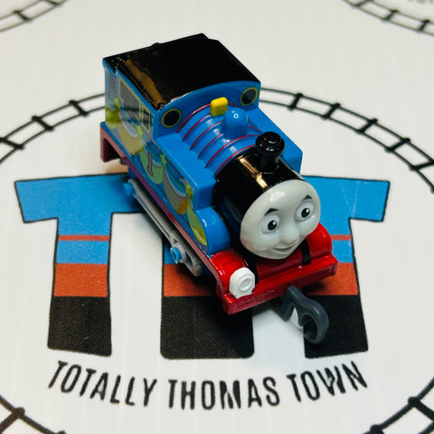 Thomas with Banners Missing Buffer Sticker Pull Along Capsule Plarail - Used