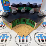 Roundhouse with Splitter in Box #1 (Roof Small Chip) Wooden - Used