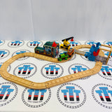 Reg and Percy at the Scrapyard Set #3 Fair Condition Silver Track with Trains - Used