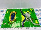 Thomas Wooden Railway Cloth Playmat with Quarry (2000) - Used