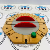 Round About Action Turntable #1 Good Condition (1996) Clickity Clack Wooden - Thomas