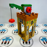 Castle Crane No Cargo #3 Fair Condition Wooden - Used