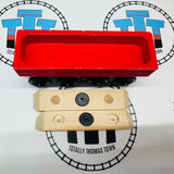 Sawmill Log Car with Log #2 (Learning Curve 1999) Wooden - Used