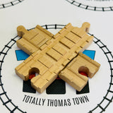 Crossing Track 1 Piece Clickity Clack Marked/Stained Back Used - Thomas Brand