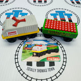 Fog Horn Cars with Card (Learning Curve) Good Condition Wooden - Used