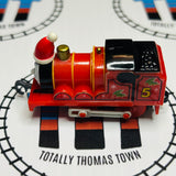 Christmas Santa James Oigawa Railway Missing Stickers Pull Along Capsule Plarail - Used