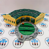 Tidmouth Sheds with 4 Doors and Turntable and NO back Supports Used - Trackmaster