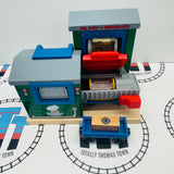 Mr. Jolly's Chocolate Factory (No Chocolate/Bar Does Not Flip) with Cargo Car and Cargo #2 Wooden - Used