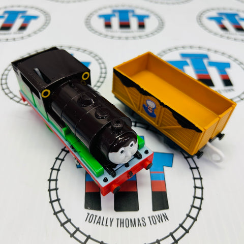 Chocolate Percy with Box Car New NO Box - TOMY