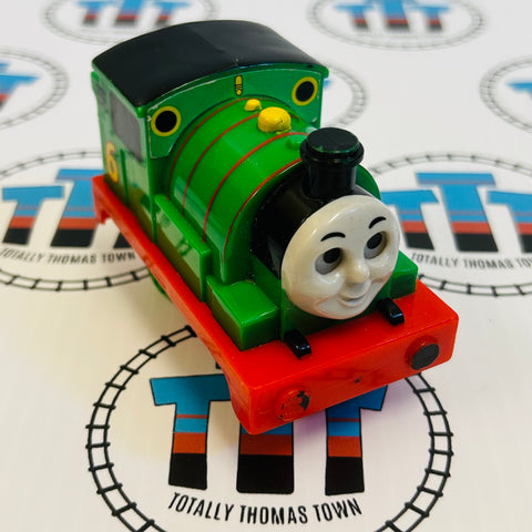 Plastic Pull Back Percy with Moving Eyes Fair Condition Used - Tomy