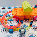 Hyper Glow Station Set #1 with Thomas (Missing Coal Cargo/1 Different Glow Piece) Used - Trackmaster Revolution