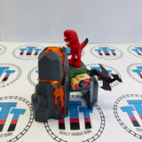 BRIO Dinosaur Erupting Volcano with working Steam 36092 Wooden - Used